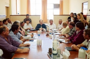 Lo acordó Rodríguez con los responsables de las zonales.