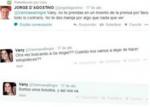 D Agostino niega acercamiento con De Angeli.