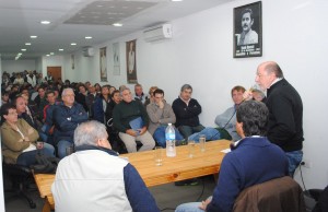 Zavallo se reunió con militantes de Paraná