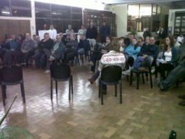 Reunión con los transportistas de Cerrito