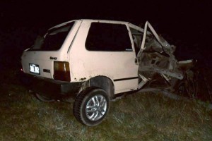 Grave accidente en cercanías a María Grande