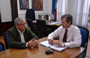 Bahl mantuvo una reunión de trabajo con el senador Brambilla.