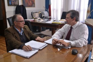 El Ministro Bahl recibió al Intendente Noriega
