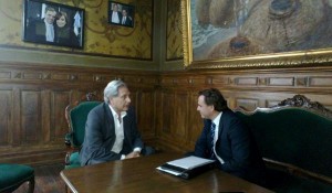 El diputado nacional recorre la provincia.