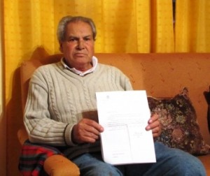 Lombardo recibió una carta del Papa Francisco