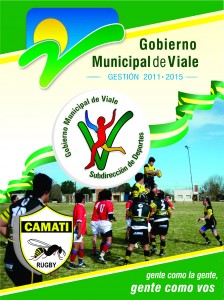 Primer presentación del equipo de rugby municipal 