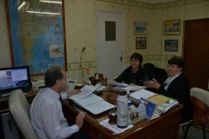 Rodriguez recibió a Rauch y Hergenreder