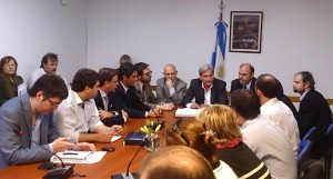 Reunión con el Subsecretario de Puertos y Vías Navegables de la Nación, Horacio Luis Tettamanti.