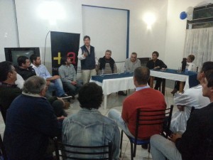 Zavallo se reunió con referentes políticos de Rosario del Tala