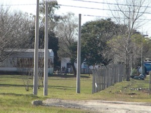 Obras en el kartódromo de Viale