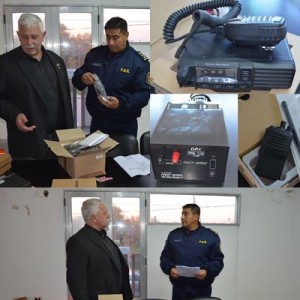 El Municipio donó equipamiento de comunicación a la comisaría local