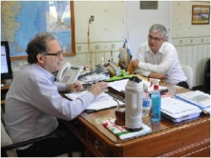 Dumé se reunió con Rodriguez