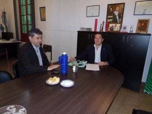 El Intendente recibió al Comisario Mayor