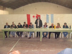 Cobos fue agasajado con un almuerzo
