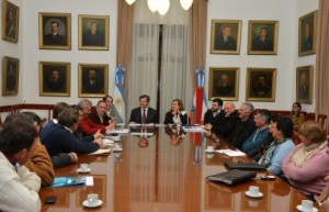 Autoridades provinciales recibieron a presidentes de juntas de gobierno