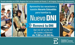 Se extenderá en tres horas.