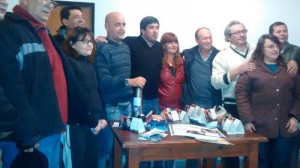 La Agrupación brindó su apoyo a Fuertes