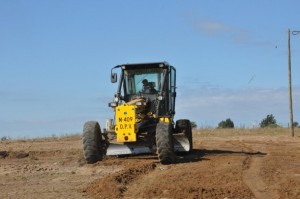 Trabajos de nivelación en Villa Cresto