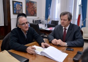 Bahl se reunió con el intendente Nogueira