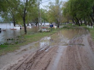 La creciente complica en Villa Urquiza