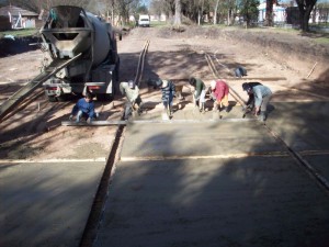 Avances en el nuevo natatorio de Cerrito
