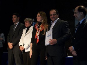 Giorgi entregó a Robles el certificado de inscripción de Crespo en el RENPI.