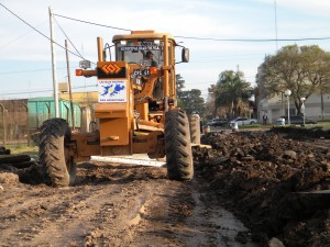 La obra se realiza con recursos municipales