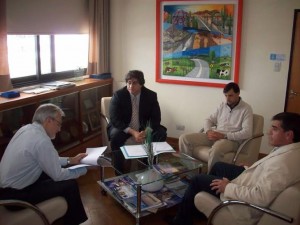 Lovera se reunió con el director de Vialidad Nacional