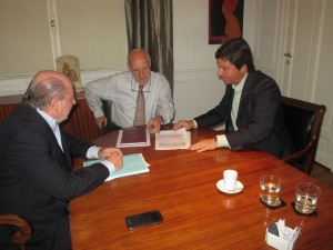 Zavallo y Busti analizaron la economía entrerriana y del país junto a Lavagna.