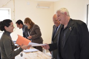 Entrega de escrituras 