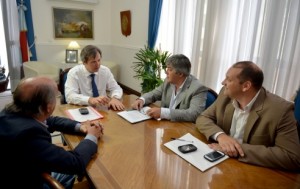 Bahl se reunió con los titulares de ambos organismos.
