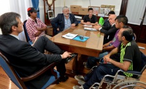 Bahl recibió a los intengrantes.