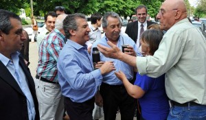 El intendente de Bragado, dio su apoyo a Urribarri.