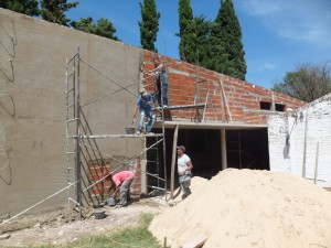 Constante avance en las obras del salón multiuso.