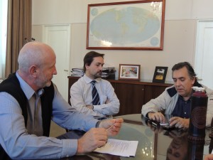 Lisandro Viale se reunió con el Fiscal de Estado.