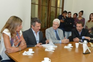 El mandatario se reunió con el decano de la UTN Rosario.