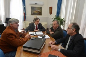 Bahl recibió a Alcides Andrián