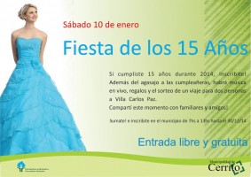 Fiesta de los 15 años en Cerrito