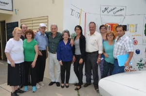Solanas visitó el Centro de Jubilados y Pensionados Corrales