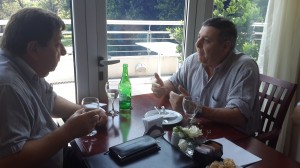 Conversaron sobre la situación de la provincia y, las ciudades del interior.