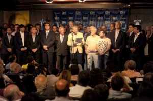 Urribarri participó del encuentro.