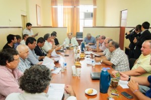 Rodríguez, se reunió  con todos los jefes zonales.