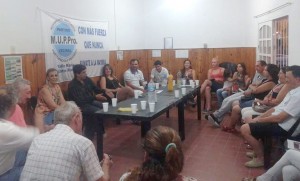 Tambien se reunio con Alicia Haidary sectores juveniles 