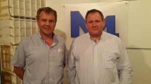 Rogel con el candidato a intendente de Chajarí.