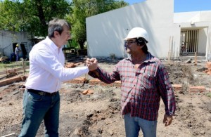 Bahl estuvo en María Grande