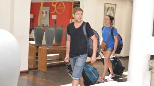 Damián Blaum y la italiana Nicoletta Simonazzi.