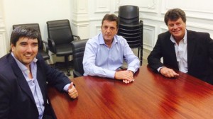 Fuertes y Saliva le describieron a Massa la situación de Entre Ríos.