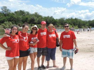 Socialistas recorrieron balnearios en Paraná.