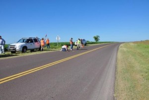 Trabaja por estos días en el relevo de fallas de la RPNº 32.