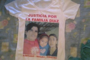 La marcha partirá de la casa de los Díaz en calle Urquiza.